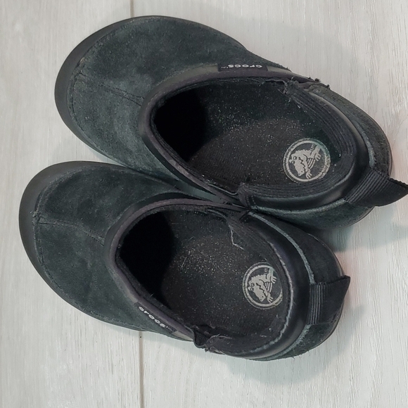 Crocs Kids Unisex Cunning Cameron Clogs Suede Toddler shoes sz C10 - Picture 12 of 12